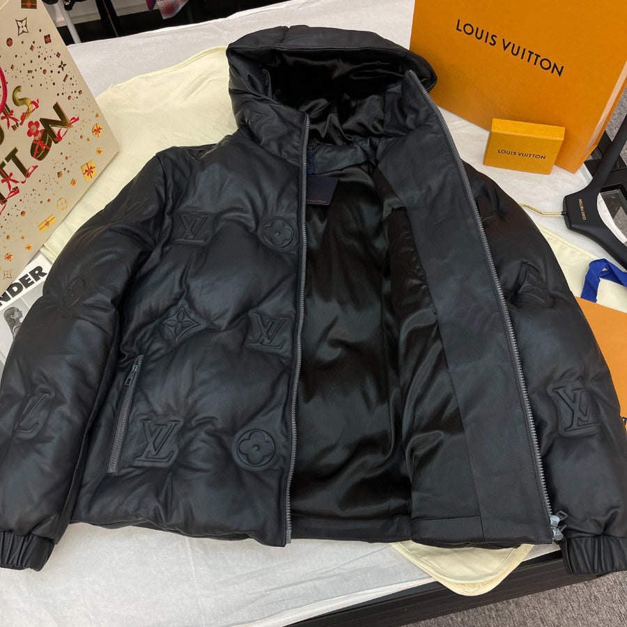 LV Leather Down Jacket