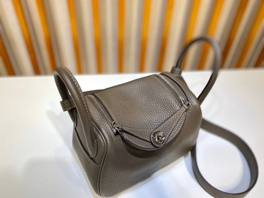 Hermes Mini Lindy Etain Taurillon Clemence