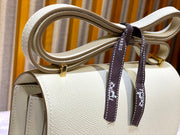 Hermes Constance 18 White Epsom