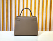 Hermes Kelly 28 Etoupe Epsom Gold Hardware