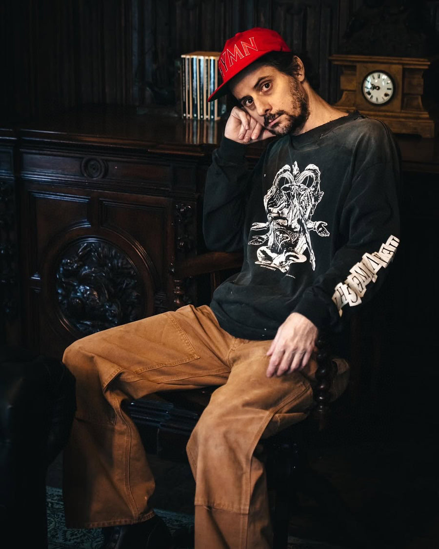 SAINT Mxxxxxx LS TEE/HEAVY WEIGHT/BLK