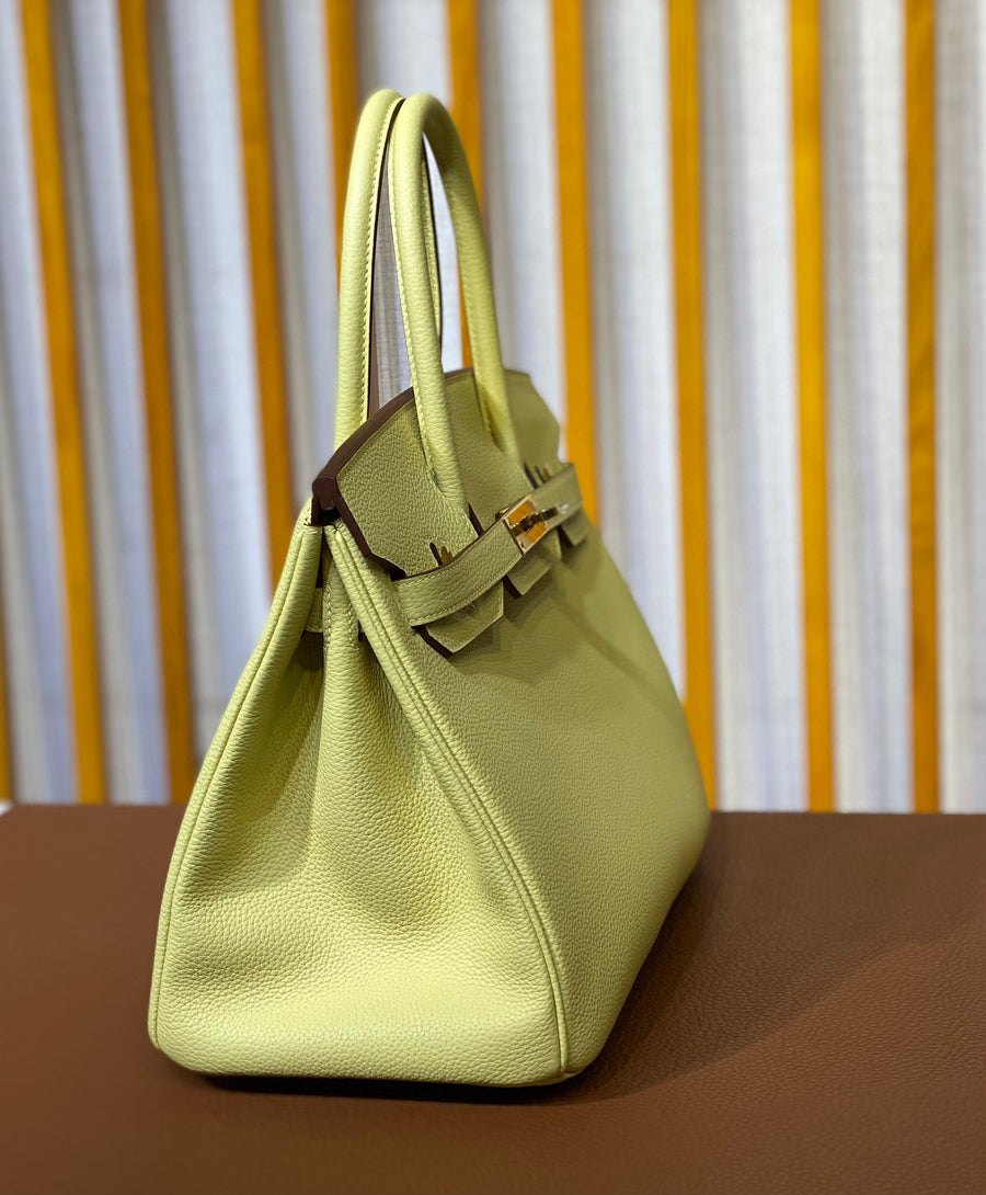 Hermes Birkin 30 Jaune Poussin