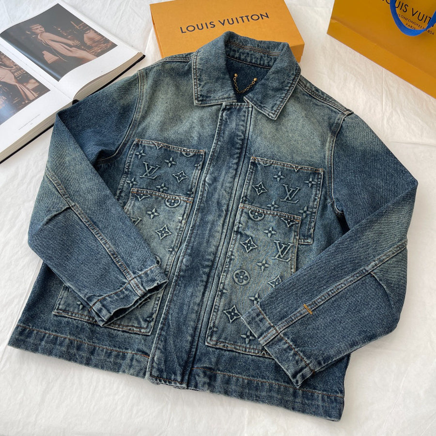 LV Monogram 2Piece Jean Jacket