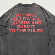 SAINT Mxxxxxx × Kosuke Kawamura KK_LS TEE/COMPLETE CONTRL/BLK