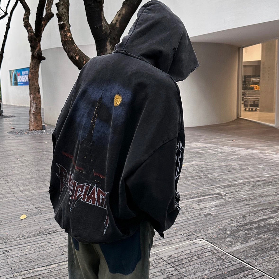 BALENCIAGA Zip-Up Hoodie