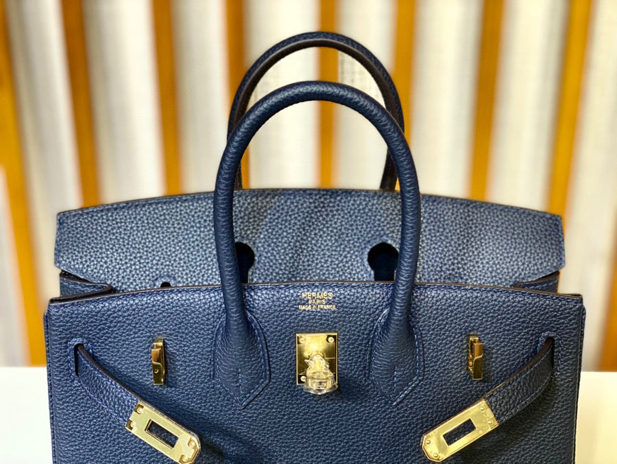 Hermes Birkin 25 Blue Nuit Togo