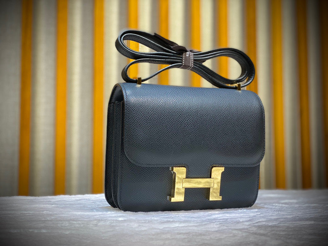 Hermes Constance 18 Black•89 Epsom