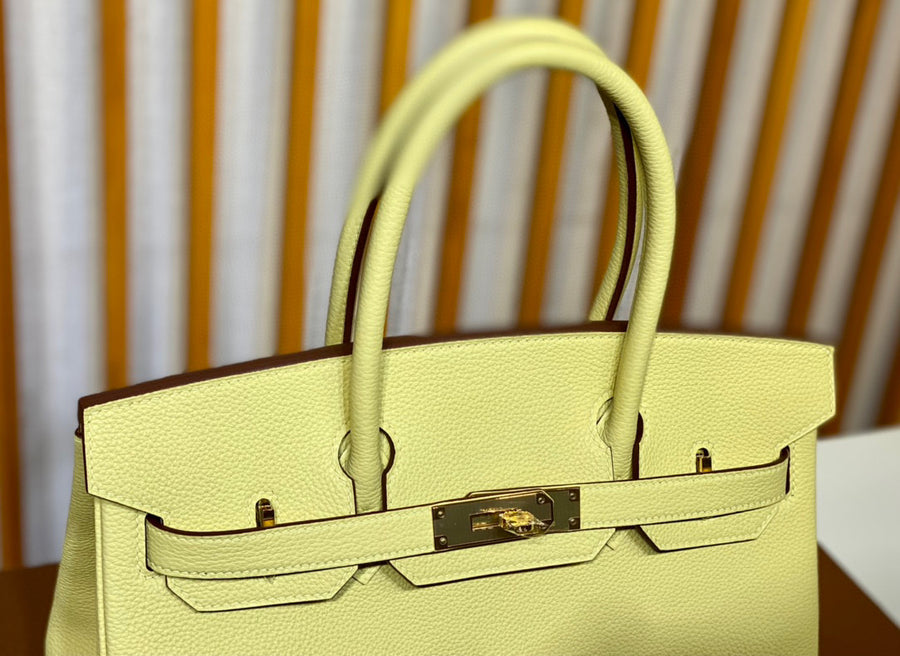 Hermes Birkin 30 Jaune Poussin