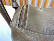 Hermes Mini Lindy Etoupe Taurillon Clemence