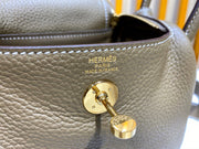 Hermes Mini Lindy Etoupe Taurillon Clemence