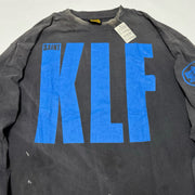 SAINT Mxxxxxx × The KLF BLUE KLF_LongSleeve TEE KLF/BLK