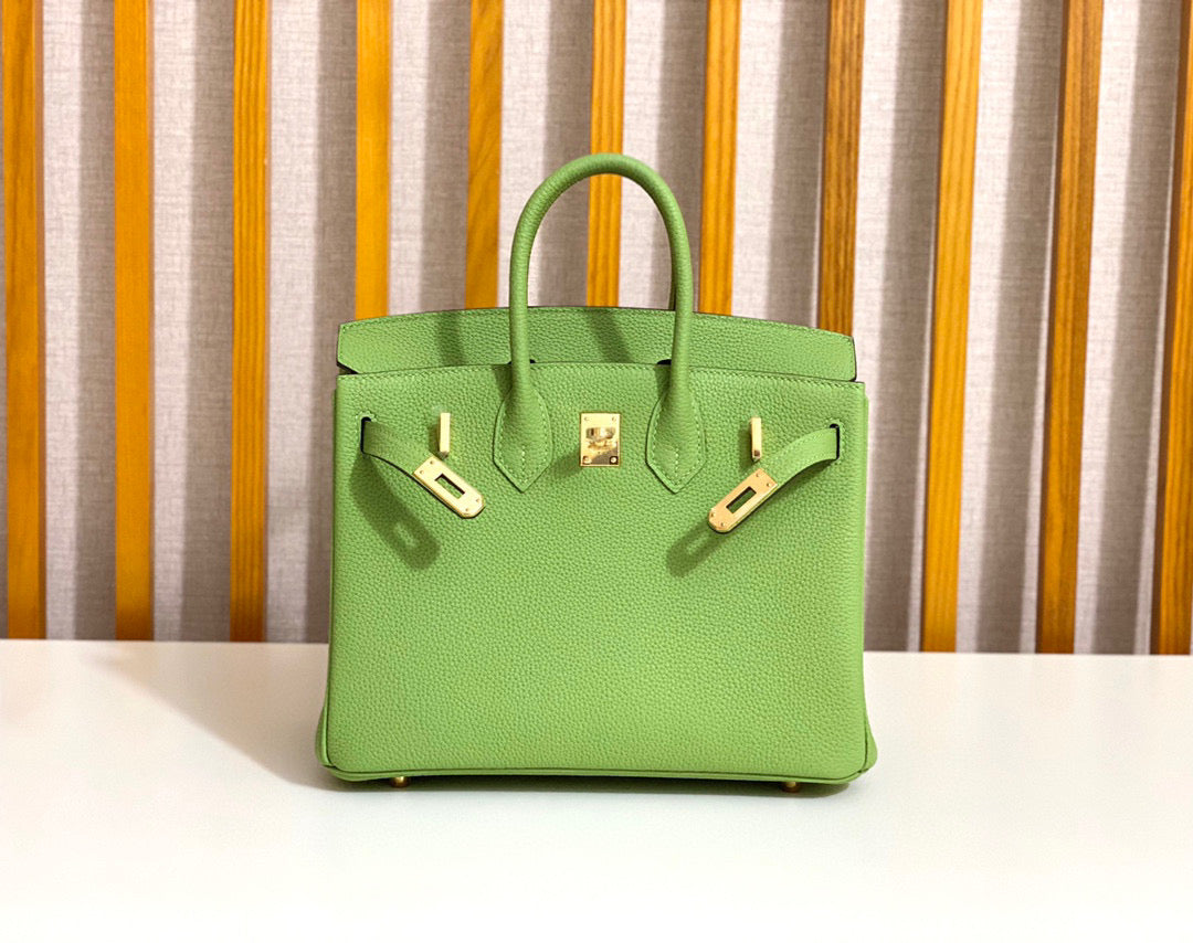 Hermes Birkin 25 Vert Criquet Togo