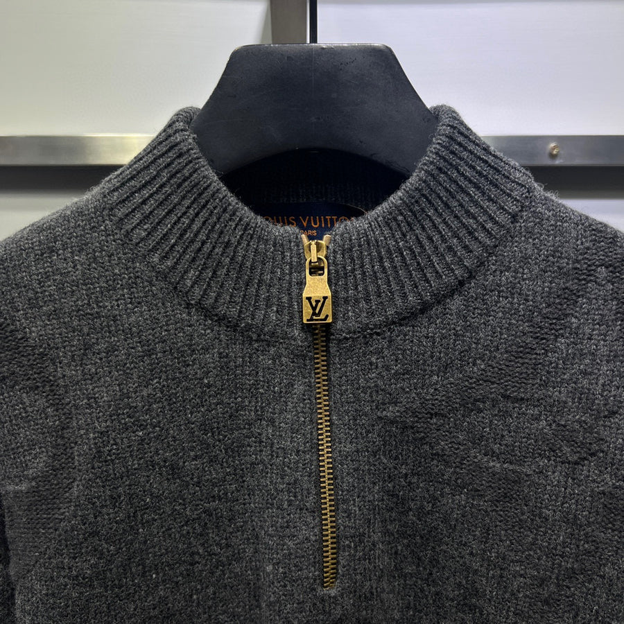 LV Zip-up Sweater