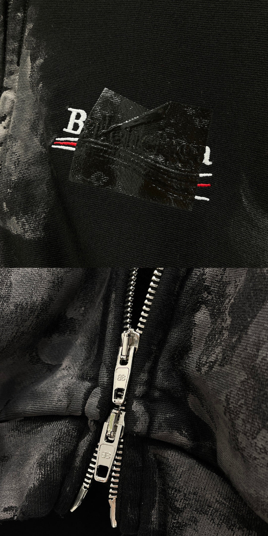 BALENCIAGA Zip-Up Hoodie