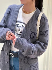 GUCCI Pattern Cardigan