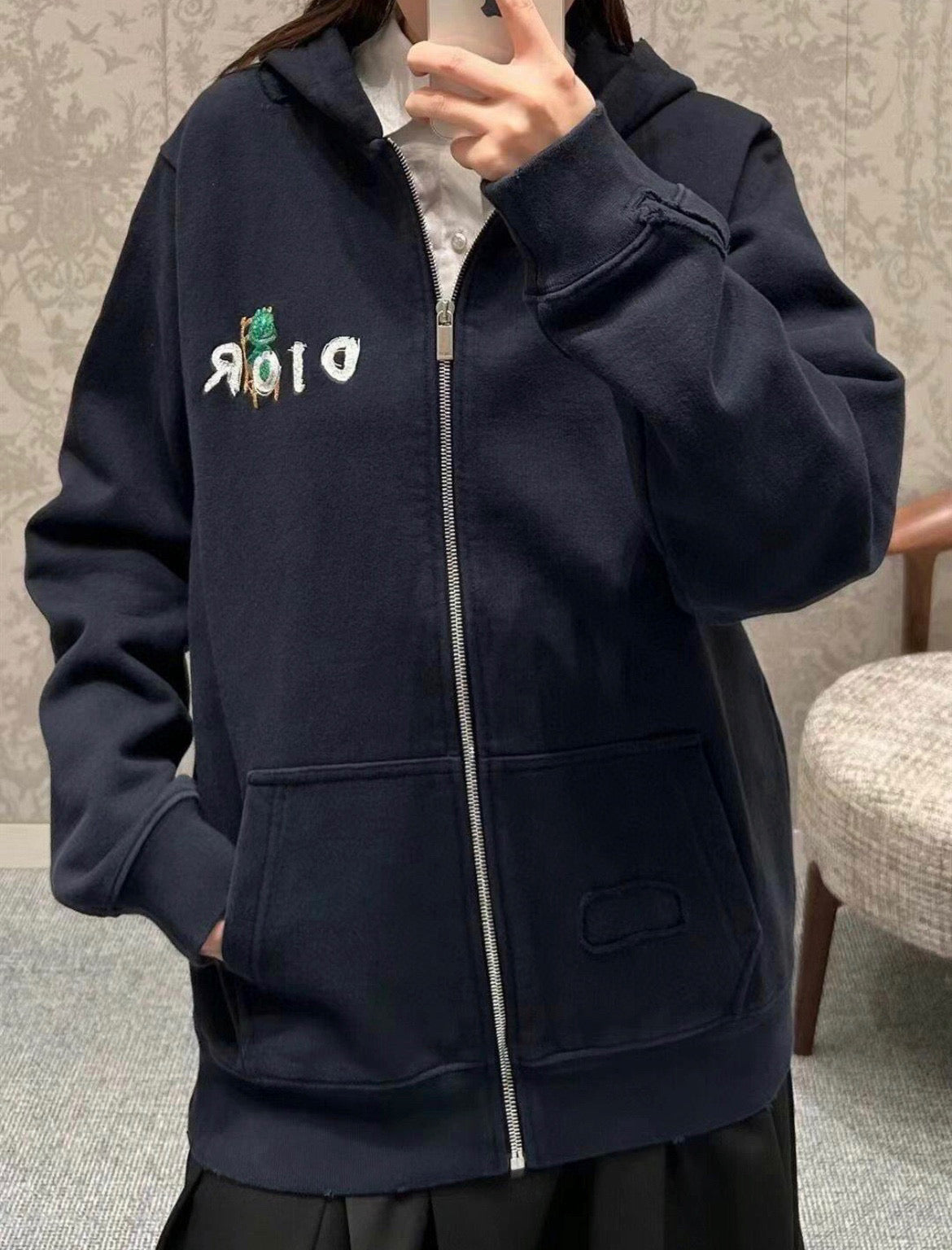 DIOR Zip-Up Hoodie