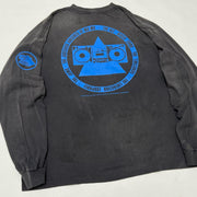 SAINT Mxxxxxx × The KLF BLUE KLF_LongSleeve TEE KLF/BLK