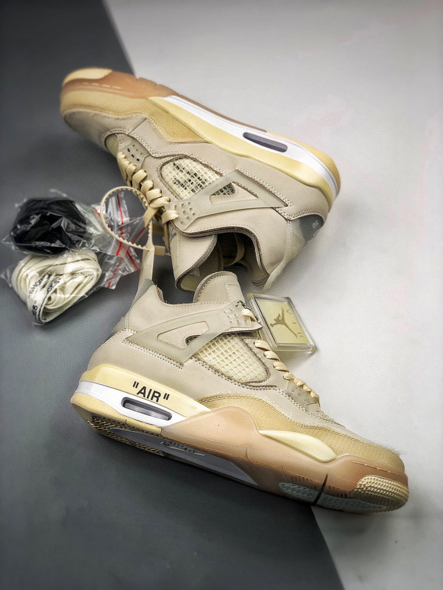 Offwhite AJ4 Mid Cream