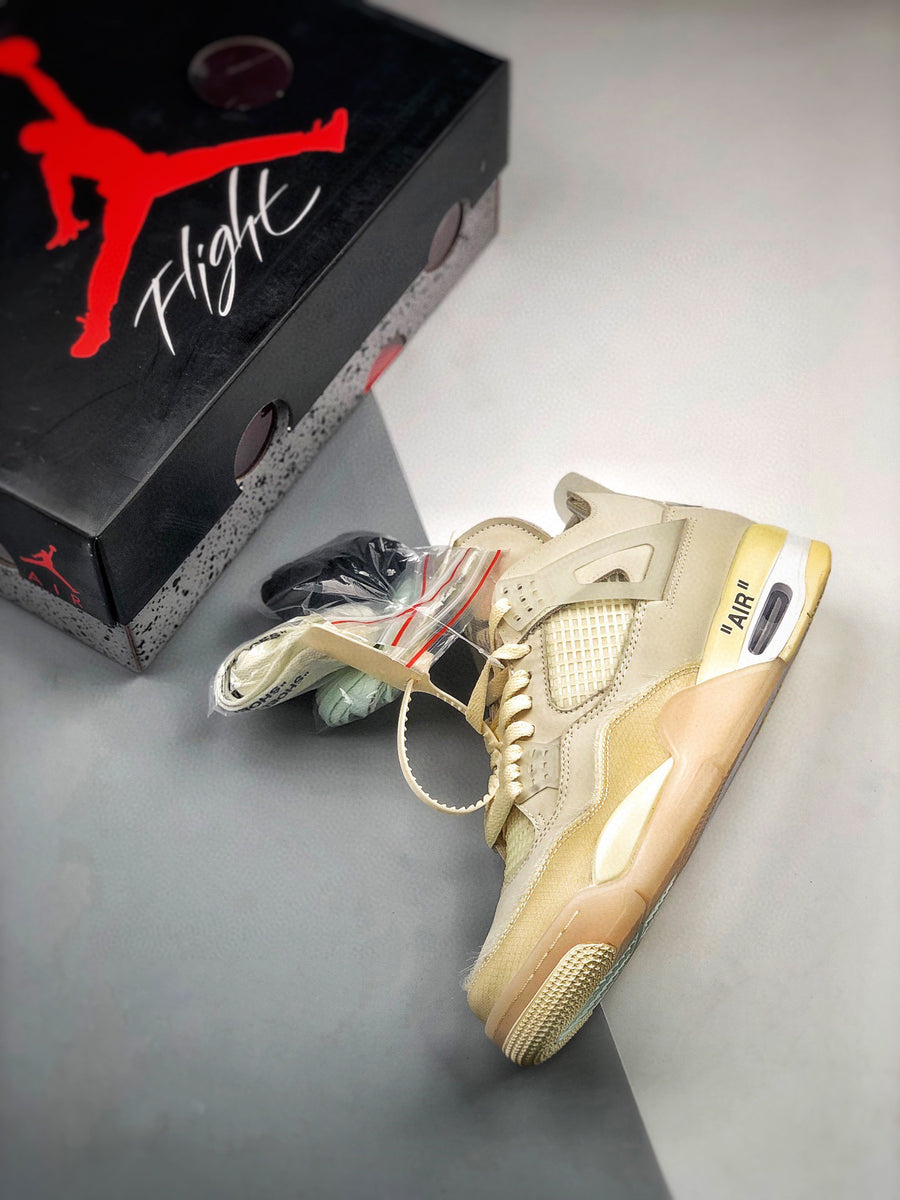 Offwhite AJ4 Mid Cream