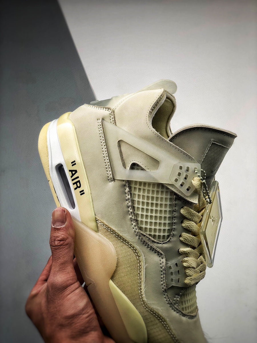 Offwhite AJ4 Mid Cream